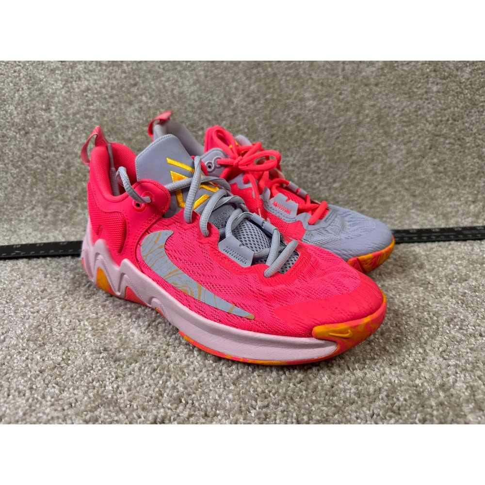 Nike Giannis Immortality 2 Basketball Shoes Pink Grey Orange DQ1943-600